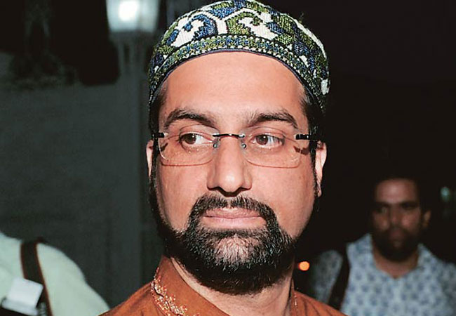 Mirwaiz Umar Farooq  leads Friday prayers at Srinagar’s Jamia Masjid  after 4 years 