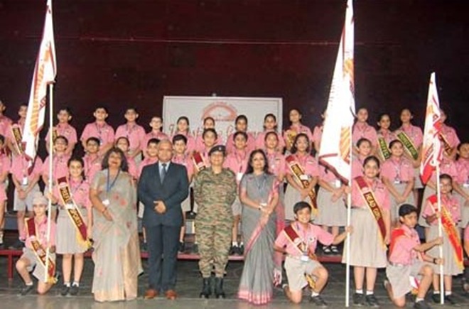 Jodhamal Public School's Junior Wing holds grand and solemn ceremony to formally induct newly elected Prefectorial Council 