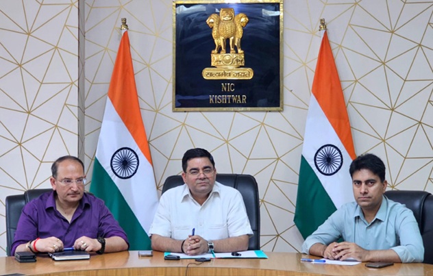 DC Kishtwar conducts comprehensive review of works on Kishtwar-Paddar Road for Shri Machail Mata Ji Yatra 