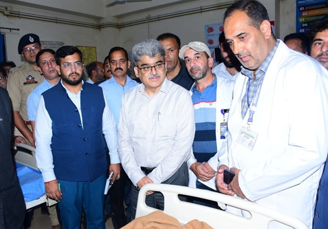 CS J&K visits  shelling hit border areas