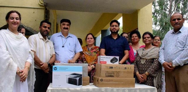 DC Jammu provides computers for education of rehabilitated street children