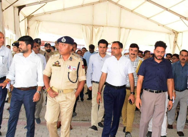 Div Com, IGP , Jammu review final arrangements at Bhagwati Nagar, Railway Station
