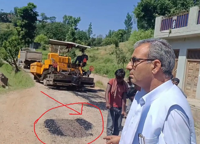 'MLA in J&K demands halt to road work over quality concerns: Asks for CBI probe '