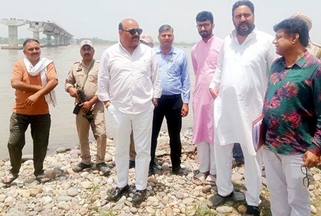 Dy CM J&K expresses concern over delay in completion of vital bridge over River Chenab