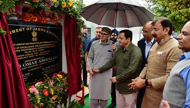 Establishment of Centres of Excellence aims at providing high-quality plant material and seeds to farmers: CM Omar Abdullah