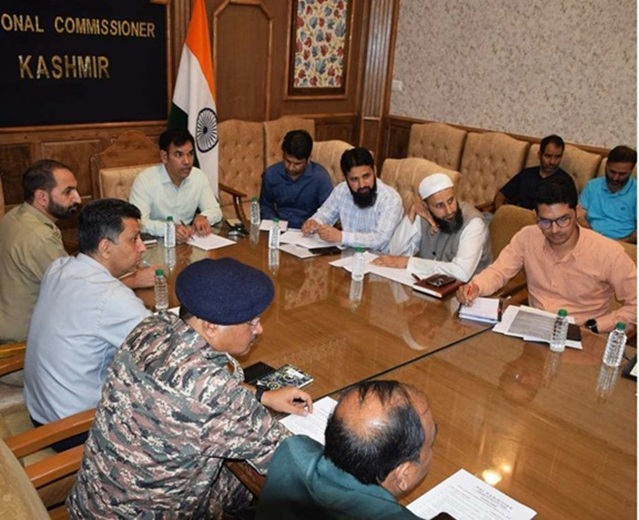 Div Com Kashmir for comprehensive arrangements for safe and smooth arrival of  Hajj Pilgrims