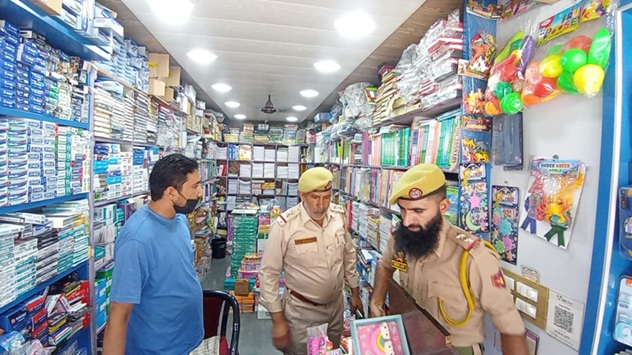 Police searches bookstores to ensure compliance of books ban 