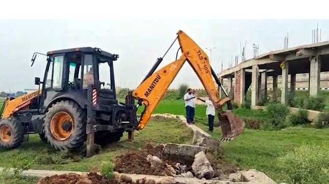 JDA, District Administration demolish illegal constructions: Are constructed in a day?
