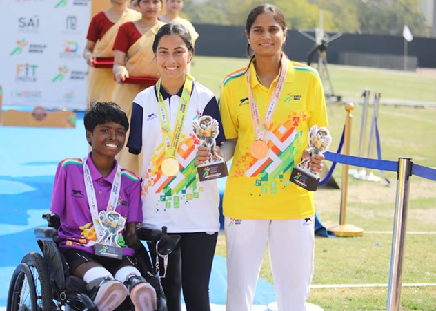 J&K's Sheetal Devi wins second gold at Khelo India Para Games 