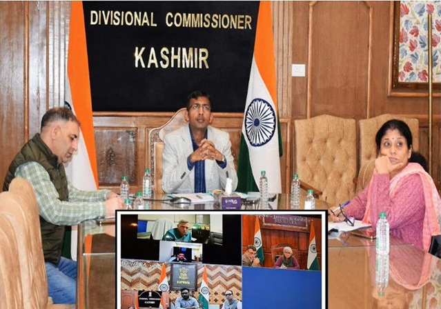 Div Com Kashmir assess operation of Heli-services for snowbound areas ...