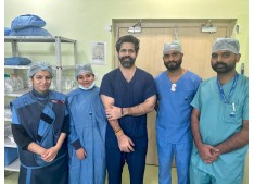 Dr Nikhil Mahajan performs rare implantation of right sided CRT-D at Naryana Hospital Katra