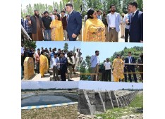 Mandeep Kour visits Kulgam, Inspects & inaugurates developmental works