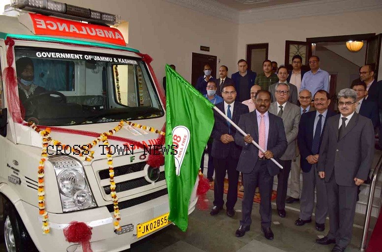 LG Murmu launches 102/108 Toll Free Ambulance Service in the UT of J&K