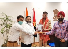 KTWT Chaimran Chandan Datta  honours IGP Jammu Mukesh Singh