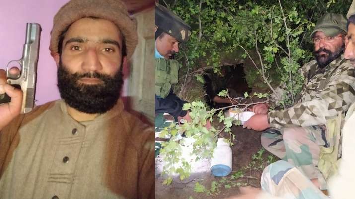 Terrorist hideout busted in Budgam district; Top operative Zahoor Wani among Five arrested