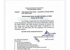 India Global Week-2020-Manoj Dwivedi nominated as  Nodal Officer from J&K