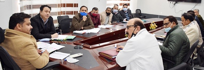 DC Udhampur  reviews progress of PMGSY projects