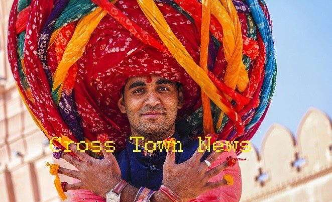 Indian youth Pawan Vyas sets world record by tying world longest turban