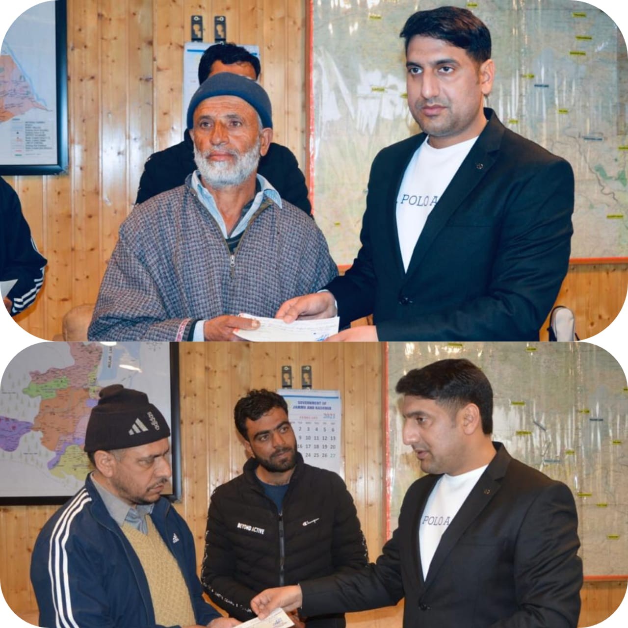 DC Baramulla provides Rs 1 Lakh as Cash Assistance among Uri Fire Victims