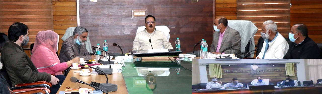 Navin Choudhary reviews arrangements for seed procurement, Kharif season