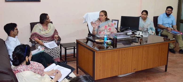  Sheetal Nanda reviews functioning of SWD Jammu