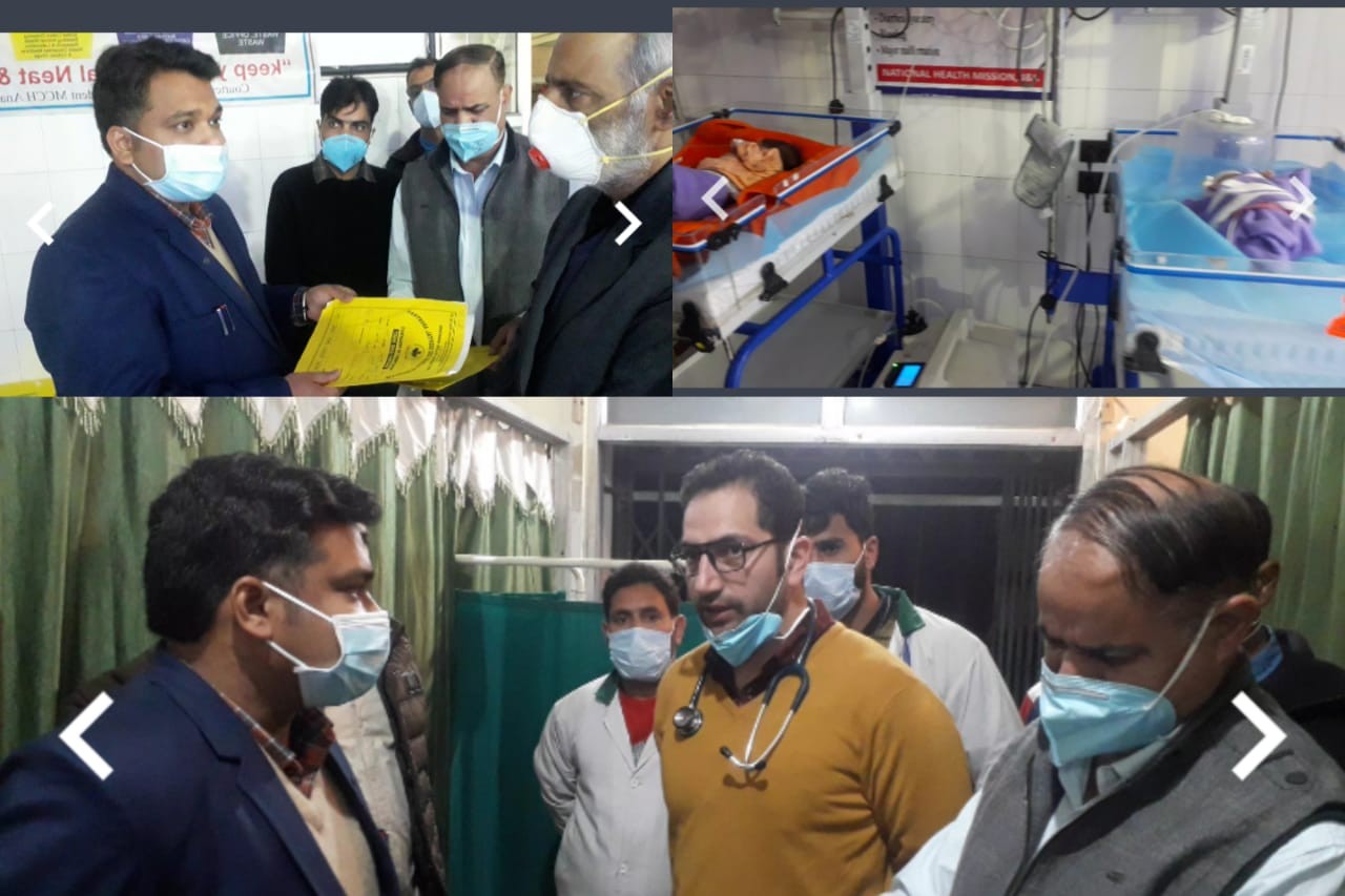 DC Anantnag stresses on functional Medical Equipments, punctuality of Staff