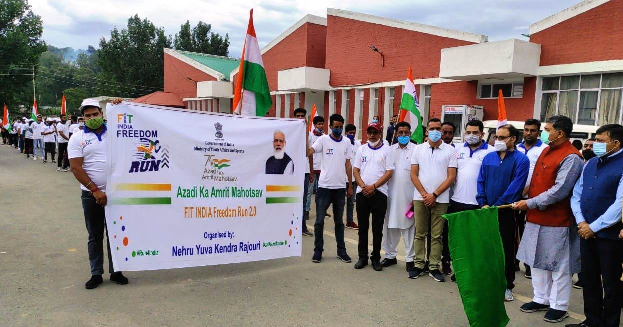  MP Jugal Kishore flags off Fit India Freedom Run 2.0 at Rajouri