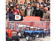 Principal Secretary Agriculture launches farm machinery distribution camp: exhorts upon officers to guide the farmers  