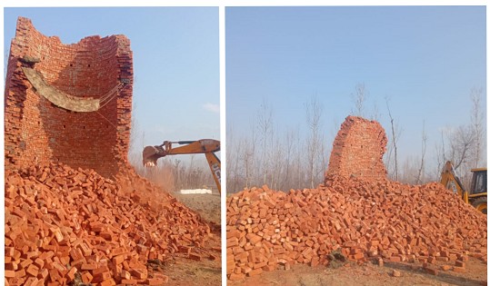 J&K: Brick Kiln demolished on directions of DC