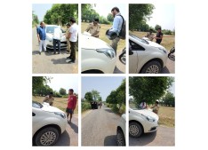 RTO Kathua conducts checking, 35 HSRP Receipts issued on spot ,39 vehicles challaned