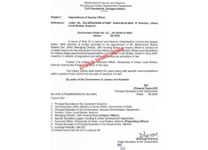 H&UDD boss orders inquiry in illegal regularizations in Srinagar? Why not in JMC/JDA?