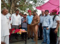Babba Pahlwan of Domana Akhara wins Kharah Kesri Dangal Championship