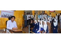 Students provided an opportunity to redress Public Grievances from the DC's Chair: Baseer Choudhary