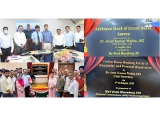 CS J&K Arun Mehta e-inaugurates Block of Circuit House Jammu & e-services in H&P