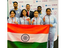 Shreya & Kritarthi from J&K  bring laurels to nation by winning bronze in Commonwealth Fencing Championship 