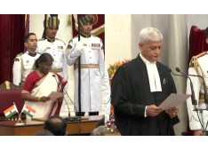 Justice Uday Umesh Lalit takes oath as the Chief Justice of India