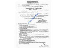 J&K: Winding up of Toshkhana Organization and transfer of its Assets and staff to Culture Dept