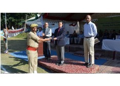 Sanjeev Verma attends Annual Passing out parade for 69th, 70th Batch of Forest guards Training Course at KFTS Bandipora