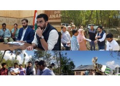 Syed Abid visits Anantnag; Takes on spot review of ongoing works