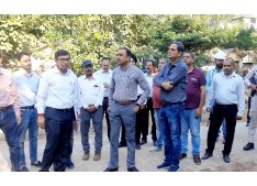 Div Com inspects Blue Green Projects of Jammu Smart City