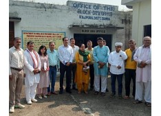 Sonu visits sites of the works approved under ABDP Plan: interacts with PRI members