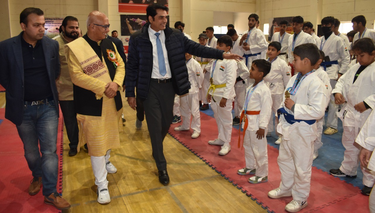 Karate Championship J&K concludes Mayor Jammu Rajendra Sharma