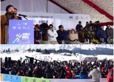 J&K tops medal tally, bagging 26 Gold, 25 Silver, 25 Bronze medals in Khelo India Winter Games