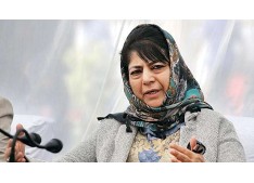 People who grabbed huge chunk of state lands, already joined BJP including some from my party too: Mehbooba