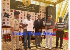 J&K: ADGP Alok Kumar  & SSP Pawan Parihar win Prestigious Golf Gross Team Trophy at Noida