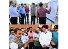  Div Com visits Transport Nagar to inspect ongoing upgradation works