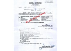 J&K Govt orders assignment of additional charge to Engineers