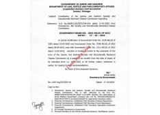 J&K Government grants 6 months extension to Justice (Retd.) GD Sharma-led committee 