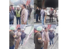 Bidhuri stresses upon speeding up construction work by engaging more men and machinery