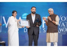 Jammu: Hari Niwas Hotel wins  Award at World Water Ceremony 